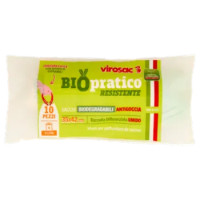 Virosac Biopratico Resistente Sacchi Biodegradabili Antigoccia 35x42 Cm 8 Litri S 10 Pz