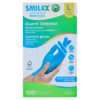 Smilex Skin Flex Guanti Sintetici L 8/8,5 Large 100 Pz