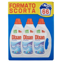 DIXAN Liquido Classico 3x22=66 Lavaggi 3 x 1.100 Ml
