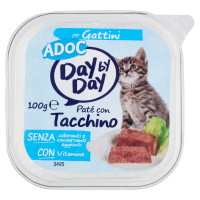 ADoC Day By Day Per Gattini Paté Con Tacchino 100 g