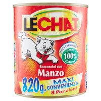 LeChat Bocconcini Con Manzo 820 g