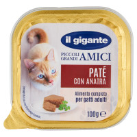 IL GIGANTE Piccoli Grandi Amici Paté Con Anatra 100 g