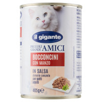IL GIGANTE Piccoli Grandi Amici Bocconcini Con Manzo In Salsa 405 g