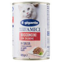IL GIGANTE Piccoli Grandi Amici Bocconcini Con Salmone In Salsa 405 g