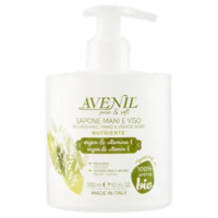 Avenil Pure & Soft Sapone Mani e Viso Nutriente Argan & Vitamina E 300 Ml