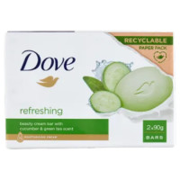 Dove Refreshing Beauty Cream Bar With Cucumber & Green Tea Scent Bars 2 x 90 g