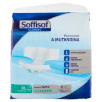 Soffisof Classic Pannoloni a Mutandina XL 15 Pz