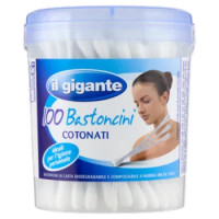 IL GIGANTE Bastoncini Cotonati 100 Pz
