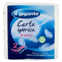 IL GIGANTE Carta Igienica Rotoli 4 Pz