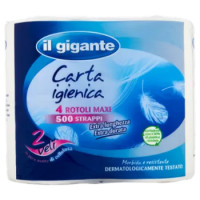 IL GIGANTE Carta Igienica Rotoli Maxi 4 Pz