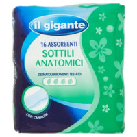 IL GIGANTE Assorbenti Sottili Anatomici 16 Pz