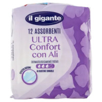 IL GIGANTE Assorbenti Ultra Confort Con Ali 12 Pz