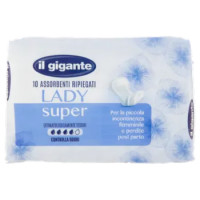 IL GIGANTE Assorbenti Ripiegati Lady Super 10 Pz