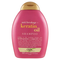 Ogx Shampoo, Anti-Rottura, Per Capelli Con Doppie Punte, Anti-Breakage, Con Olio Di Cheratina 385 Ml