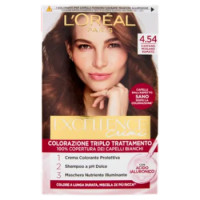 L'Oréal Paris Excellence Creme Colorazione Triplo Trattamento Castano Mogano Ramato 4.54