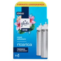 Glade ONE Doppia Ricarica, Fragranza Ocean Adventure 2x10ml