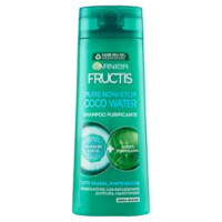 Garnier Shampoo Fructis Pure Non Stop Coconut Water, Per Capelli Che Tendono a Ingrassarsi, 250 Ml