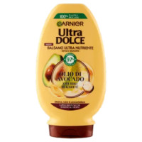 Garnier Ultra Dolce Balsamo All'olio Di Avocado e Burro Di Karité Per Capelli Ricci, 200 Ml