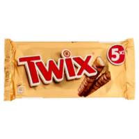 Twix Barretta Snack Al Cioccolato Al Latte Con Biscotto X5 250 g
