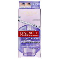 L'Oreal Paris Revitalift Filler Eye Serum,Siero Occhi Illuminante e Rimpolpante 20 Ml