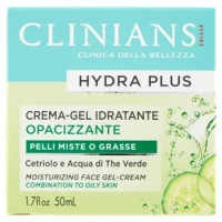 Clinians Hydra Plus Crema-Gel Idratante Opacizzante Pelli Miste o Grasse 50 ML