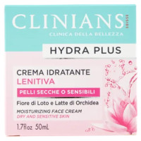 Clinians Hydra Plus Crema Idratante Lenitiva Pelli Secche o Sensibili 50 ML