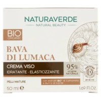 Naturaverde Natural Beauty Bio Bava Di Lumaca Crema Viso Idratante - Elasticizzante 50 Ml