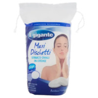 IL GIGANTE Maxi Dischetti Strucco Ovali In Cotone 50 Pz