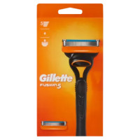 Gillette Rasoio Da Uomo Fusion5 Manico + Lamette Di Ricambio, 2 Ricariche