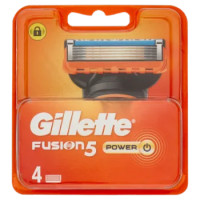 Gillette Lamette Di Ricambio Per Rasoio Da Uomo Fusion5 Power, 4 Ricariche