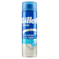 Gillette Gel Da Barba Da Uomo Series Idratante Con Burro Di Cacao, 200 Ml