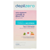 Depilzero Strisce Depilatorie Gambe & Braccia 20 Strisce + 4 Salviettine