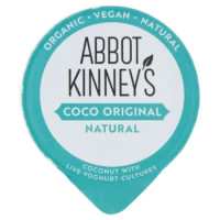 ABBOT KINNEY'S Cocco, Dessert Vegetale Al Cocco Bio, Senza Zuccheri Aggiunti, Senza Glutine, 125g