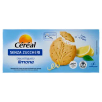 Céréal Biscotti Gusto Limone Senza Zuccheri Senza Olio Di Palma, Fonte Di Fibre, 3 Confezioni - 132g
