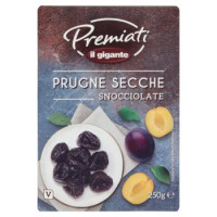 PREMIATI DA IL GIGANTE Prugne Secche Snocciolate 250 g