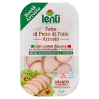 Lenti Fette Di Petto Di Pollo Arrosto 120 g