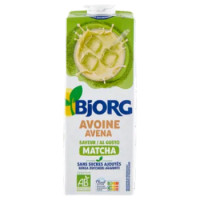 BJORG Avena Matcha Bevanda Vegetale Biologica, Prodotto In Italia, 1L