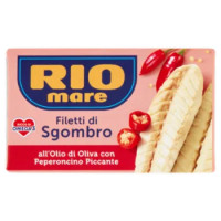 Rio Mare Filetti Di Sgombro All'Olio Di Oliva Con Peperoncino Piccante 125 g