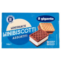 IL GIGANTE Minibiscotti Assortiti 8 x 30 g