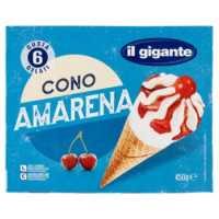 IL GIGANTE Cono Amarena 6 x 75 g