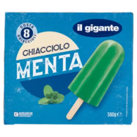 IL GIGANTE Ghiacciolo Menta 8 x 70 g