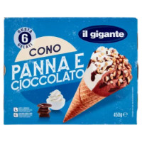 Gelato Cono Alla Panna E Cioccolato 6 X 75 G