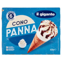 IL GIGANTE Cono Panna 6 x 75 g