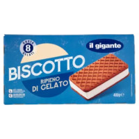 IL GIGANTE Biscotto Ripieno Di Gelato 8 x 50 g