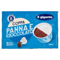 IL GIGANTE Coppa Panna e Cioccolato 6 x 50 g