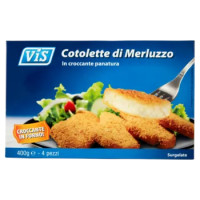 ViS Cotolette Di Merluzzo Surgelate 400 g
