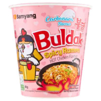 Samyang Buldak Spicy Ramen Hot Chicken Flavour Cup Carbonara Flavour 80 g