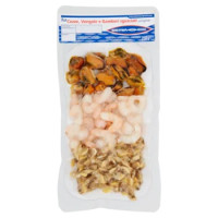 Iberia Tris Cozze, Vongole e Gamberi Sgusciati Congelati 250 g