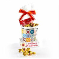 Barattolo Ermetico In Ceramica Con Praline 150 Gr