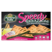 Fattoria Italia Speedy Snacks Erbazzone Già Cotti, Ripieni Di Bietole e Spinaci Surgelato 380 g